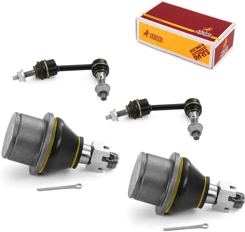 Vista 201 de Metrix Premium Chassis Parts - Juego de 4 piezas de articulación de rótula superior y barra estabilizadora delantera para Ford Ranger RWD 1998-2011