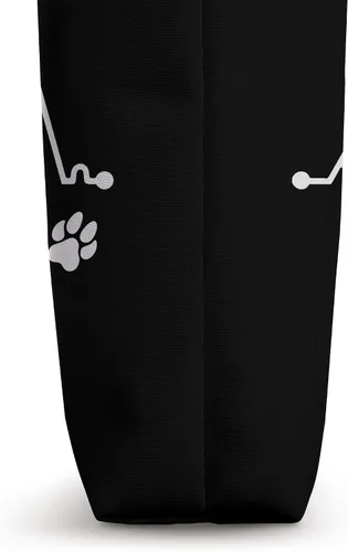 Vista 3 de Divertido y lindo Border Collie Heartbeat Pastoreo Perros Bolso de mano