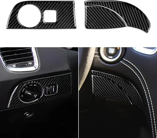 Vista 14 de Adhesivos para rejilla de ventilación de pilar A para Dodge Durango 2011-2020 / Jeep Grand Cherokee WK2 2011-2021 Accesorios Adhesivos