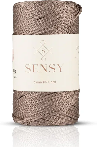 Vista 63 de Cuerda de poliéster Sensy Premium de 3 mm, 120 metros, 100% cordón de polipropileno, cuerda de macramé de 3 mm, cordón para bolsos de ganchillo