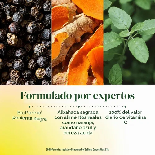 Vista 4 de Potenciador diario de cúrcuma MegaFood , MGF-064, 1