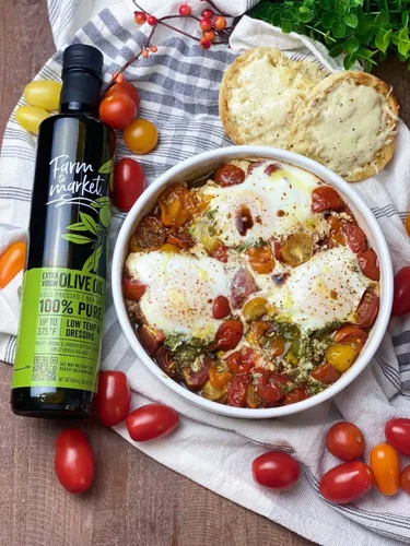 Vista 6 de Farm To Market NGMO - Aceite de oliva virgen extra 100% puro, prensado en frío, saludable, sin productos químicos, cargado con antioxidantes