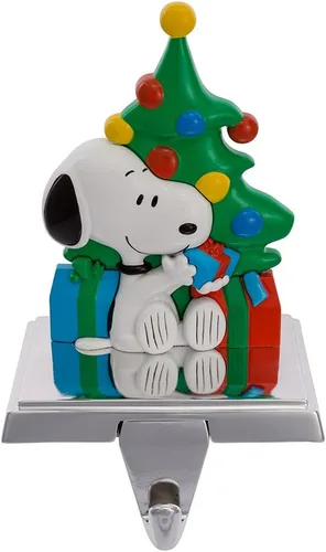 Vista 2 de Kurt Adler Gancho para calcetín Snoopy