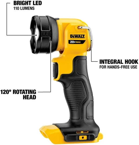 Vista 5 de DEWALT Kit combinado de 20 V MAX, kit combinado de herramientas eléctricas, compacto de 6 herramientas (DCK620D2)