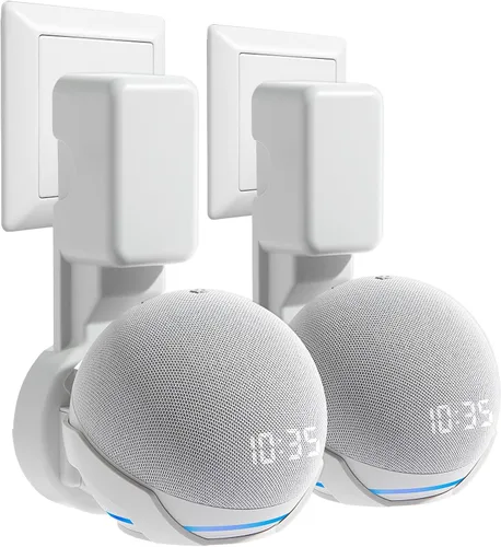Vista 9 de ZUOLACO Soporte de pared para Echo Dot 4ª/5ª generación (1 paquete, negro)