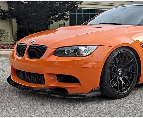 Vista 7 de Kit de 3 piezas de parachoques delantero compatible con BMW E90 E92 E93 M3 2008-2013, alerón de protección divisor estilo STP, difusor de aire