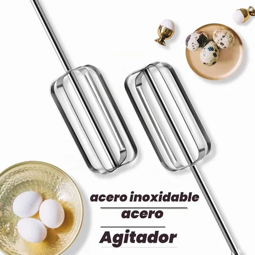 Vista 7 de 2 piezas de accesorios para batidora de mano, batidores para batidora de mano para cocina, piezas de repuesto de acero inoxidable para KitchenAid