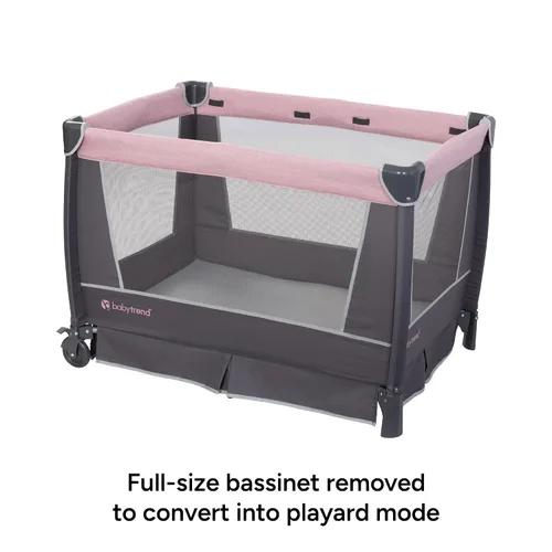 Vista 9 de Baby Trend Simply Smart - Centro de guardería para niños, color rosa