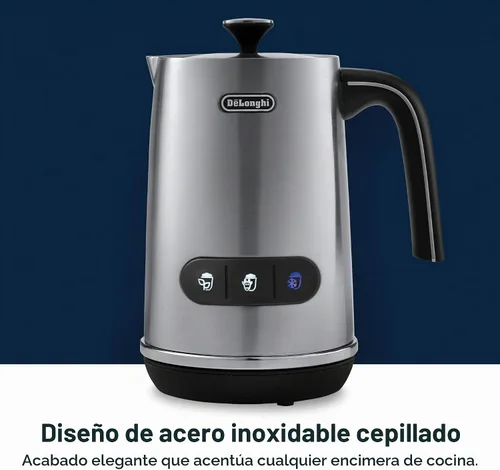 Vista 5 de De'Longhi LatteMix Espumador de leche fría y caliente, espuma variable y temperatura