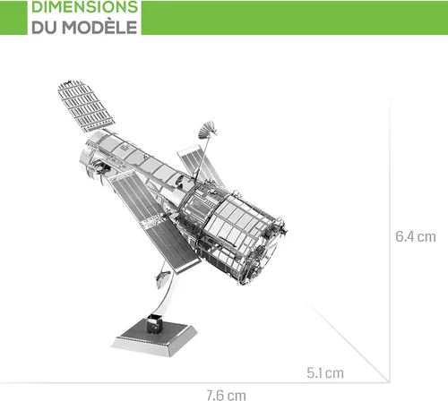 Vista 6 de Metal Earth Fascinations Hubble Telescope 3D Kit de modelo de metal