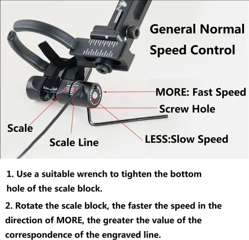 Vista 4 de FUNTRES Arrow Rest Drop Away Arrow Rest Archery Compound Bow Arrow Rest for Pulley Bows