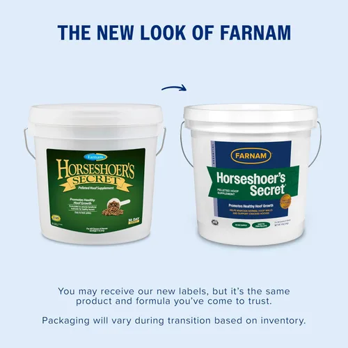 Vista 2 de Farnam Horseshoer's Secret - Suplementos de biotina y pezuñas peleadas, fórmula rica en nutrientes con aminoácidos y ácidos grasos, minerales