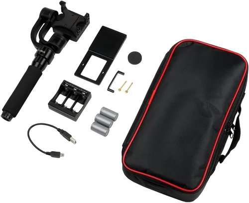 Vista 2 de Fotodiox FreeFlight Moto MKII – 3 ejes Handheld Gimbal Estabilizador para GoPro Hero, Smartphone & iPhone – Handheld Powered sistema
