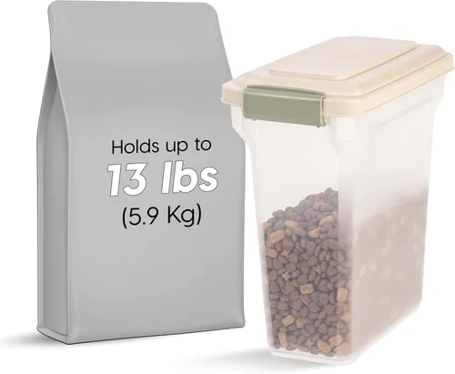 Vista 2 de Contenedor hermético para almacenamiento de alimentos Iris Premium, Bronceado, pequeño