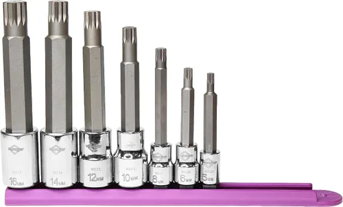 Vista 15 de Mayhew Tools 16032 Torx Juego de brocas de inserción, cromado, 10 piezas de longitud media