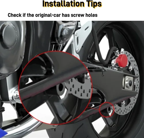 Vista 3 de Motorcycle Modification Accessories 6MM Swingarm Spools Stand Screws Compatible with FZ1 FZ-1 FZ6 N S FZ8 FZ-8 Fazer