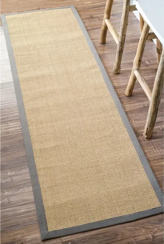 Vista 10 de nuLOOM Orsay - Alfombra casual de sisal, 2 pies 6 pulgadas x 14 pies, marrón