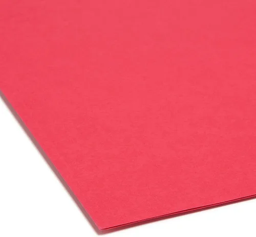 Vista 5 de Smead Carpeta, carta, 11 puntos, tamaño 1/3, Rojo
