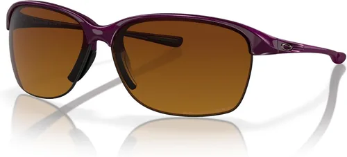 Vista 9 de Oakley Unstoppable OO9191 - Gafas de sol rectangulares para mujer Crystal Black/Prizm Dark Golf