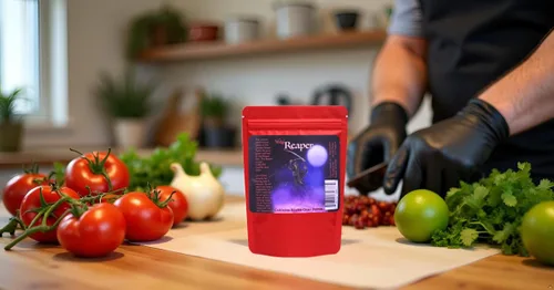 Vista 2 de Wicked Reaper Pimientos Carolina Reaper - Enteros secos, 5 + 2 gratis (7 en total)