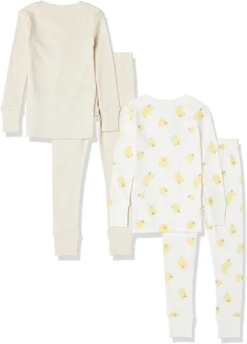Vista 2 de Tienda Aware Pijama unisex de algodón sin pies para niños, paquete múltiple