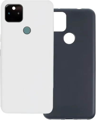 Vista 8 de Paquete de 2 fundas de TPU compatibles con Google Pixel 5A 5G, accesorios de protección flexibles a prueba de golpes con recortes precisos (negro)