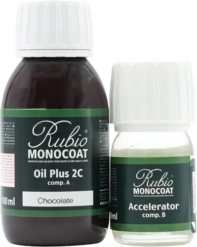 Vista 194 de Rubio Monocoat Tinte y acabado para madera de 650 pies cuadrados - Niebla 5% Oil Plus 2C Aceite de linaza ecológico de secado rápido
