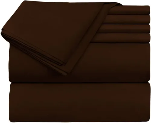 Vista 12 de Juego de sábanas de 5 piezas para camas ajustables, 800 TC-100% algodón, color negro, dividido, para cama ajustable, hilo de fibra larga de una sola