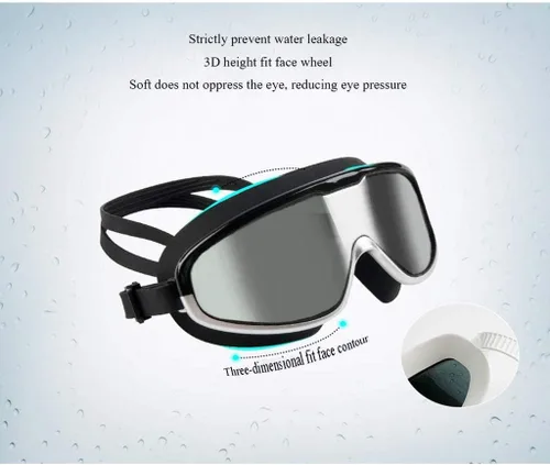 Vista 2 de Gafas de natación – Gafas de natación sin fugas, antiprotección, gafas de natación de triatlón para adultos, hombres, mujeres y jóvenes