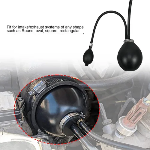 Vista 5 de Adaptador de admisión fácil con sellado fuerte vejiga expandible Máquina de humo Evap automotriz, accesorios para probador de fugas, máquina