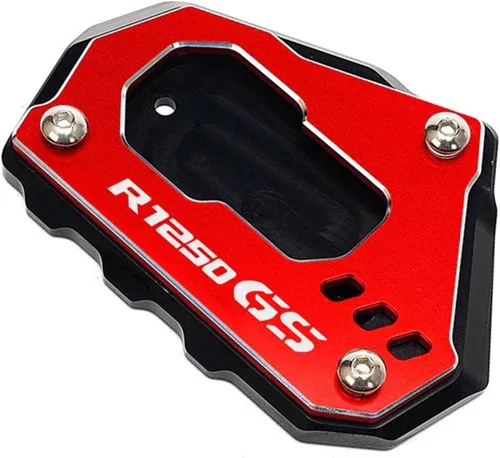 Vista 23 de Almohadilla de extensión para soporte lateral de motocicleta, placa para BMW R1200GS R1250GS R 1200 1250 GS ADV 2021 (color : R1250GSADV rojo)