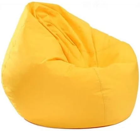 Vista 8 de Koolouispoper Lazy BeanBag - Sillas individuales para sofá sin relleno, color sólido, impermeable, Oxford, puf, puff puff para sofá tatami