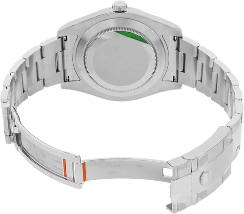 Vista 4 de Reloj Rolex Datejust II de acero inoxidable con varillas azules Oyster para hombre 116300 BLIO Azul Patchwork