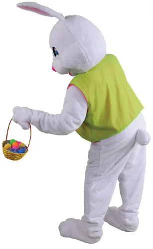 Vista 2 de Disfraz de conejo de Pascua de lujo