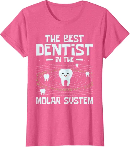 Vista 37 de El mejor dentista - Molar Teeth Dental Odontología DDS Camiseta Negro