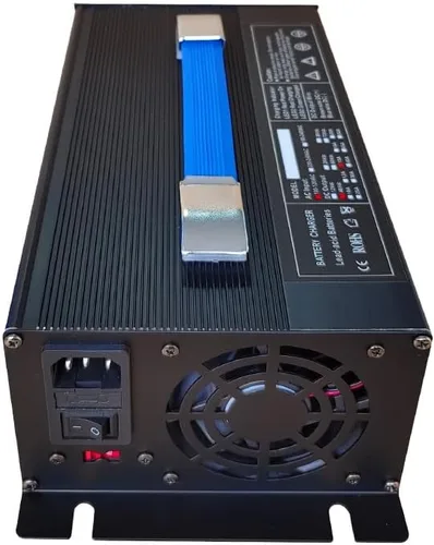 Vista 5 de Nuevo cargador de batería 48V 15A para Yamaha Golf Cart G19 G22, con enchufe de 2 pines
