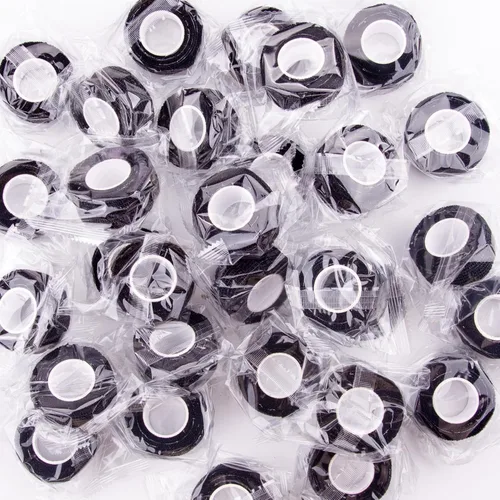 Vista 7 de BQTQ 120 rollos de vendaje autoadhesivo de 1 pulgada x 5 yardas, cinta atlética negra, vendajes elásticos autoadhesivos, cinta para esguinces