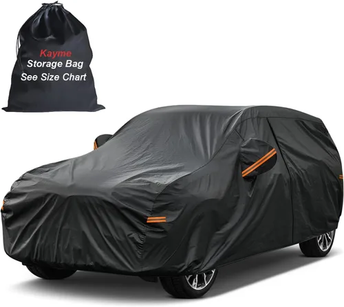Vista 33 de Kayme Funda impermeable para automóvil deportivo para todo tipo de clima. Consulta la tabla de tallas del vehículo para un ajuste preciso. Cubierta
