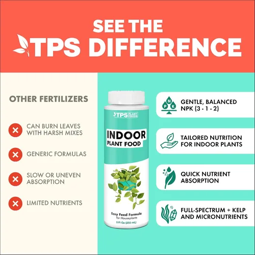 Vista 4 de Abono para Plantas de Interior - Fertilizante Líquido para Plantas de Interior y Plantas de Maceta, por TPS Plant Foods, 8 oz (250 mL)