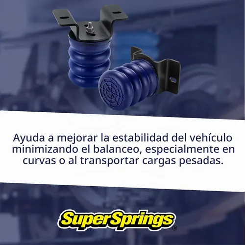 Vista 6 de SSR-611-40 SumoSprings Trasero para Toyota Tacoma, plata, 500 lbs.