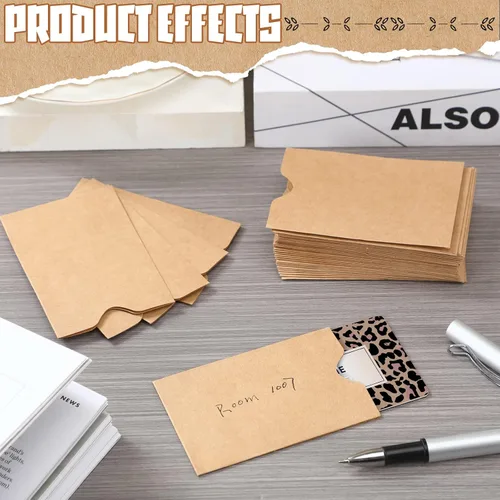 Vista 9 de Teling Paquete de 500 fundas para tarjetas de regalo de 2.4 x 3.5 sobres
