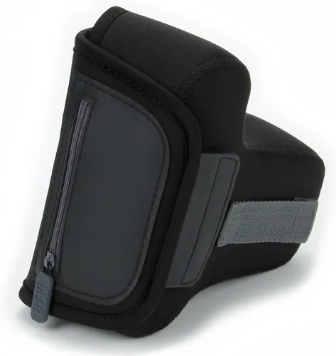 Vista 7 de USA GEAR Funda para cámara réflex digital con tecnología de DuraNeoprene, almacenamiento de accesorios y aberturas para correa – Funciona con Nikon