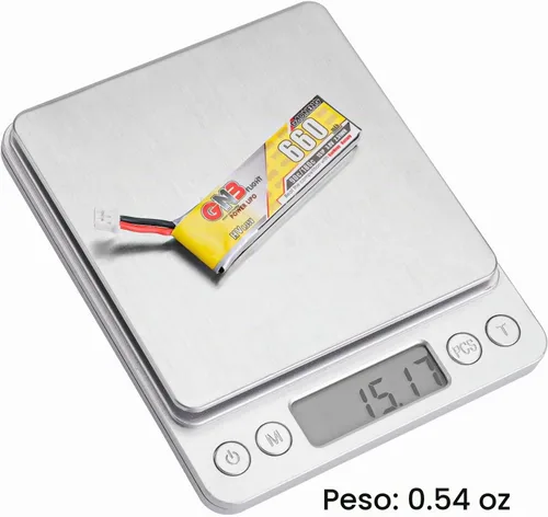 Vista 3 de 4PCS 660mAh 1S LiPo Batería 3.8V JST-PH2.0 Conector para Mobula7 2.953 in