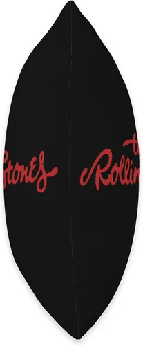 Vista 2 de The Rolling Stones - Almohada de tiro (16.0 x 16.0 in), color negro