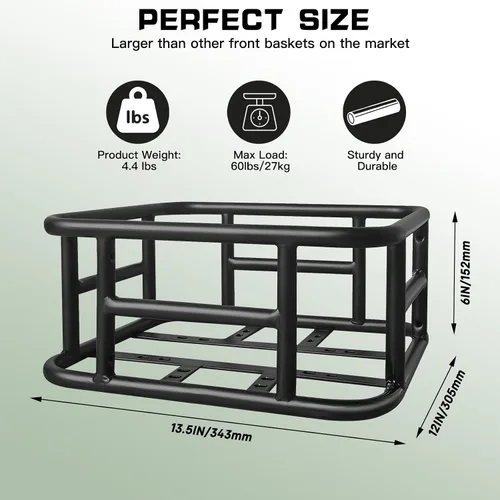 Vista 3 de RAYMACE Cesta trasera para bicicleta con red de carga y forro Cesta grande para bicicleta, montaje perfecto para bicicleta eléctrica