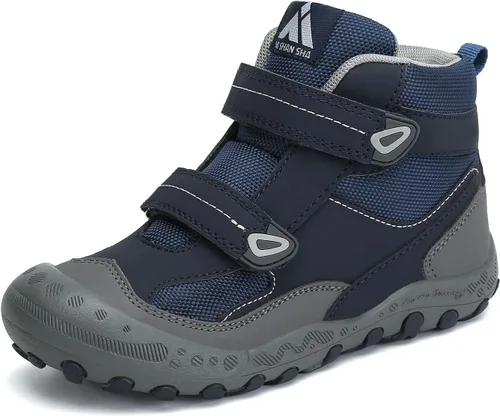 Vista 52 de Mishansha Botas de Senderismo para Niños Pequeños Niñas Niños Zapatos de Senderismo Resistentes al Agua Anti-Colisión Antideslizantes Atléticas