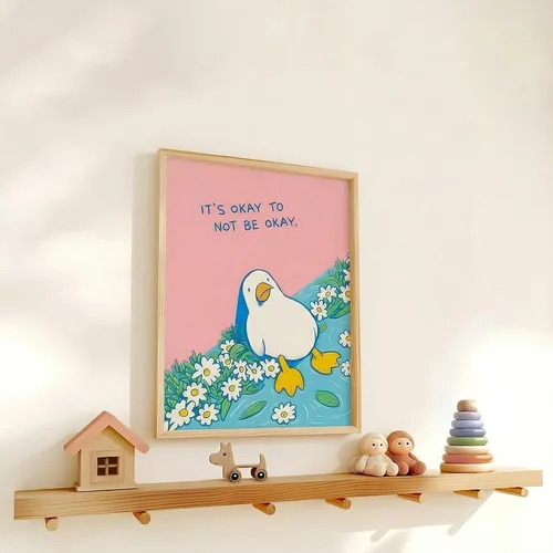 Vista 3 de Póster de pared para habitación de niños, póster de animales lindos de 12 x 16 pulgadas, sin marco, para habitación de niños y niñas, habitación