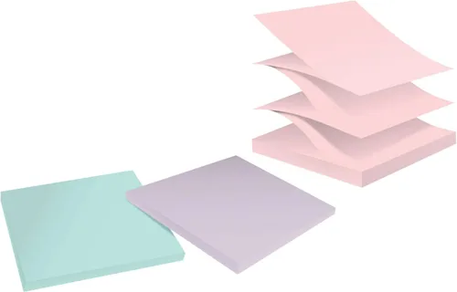 Vista 11 de Post-it Notas superadhesivas 100% recicladas, 4 x 6 pulgadas, Oasis, 8 blocs
