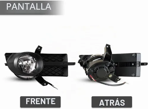 Vista 7 de Luces antiniebla para Chevy 2007 2008 2009 2010 2011 Chevrolet Aveo Euro Verson Asambleas de lámpara con kit de cableado 1 par