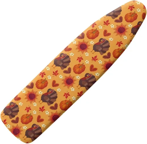 Vista 30 de Funda floral a prueba de arañazos para tablas de planchar de tamaño estándar, reflectante, con 3 ganchos y bucles para decoración de tablas de 15 x